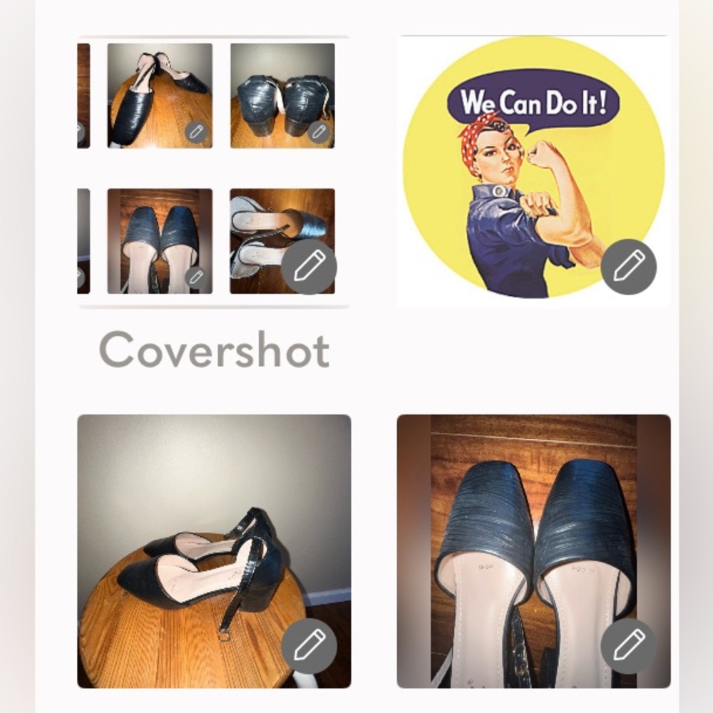 VINTAGE🏆Style•SIZE 6•Black Heels